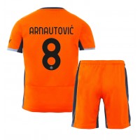 Inter Milan Marko Arnautovic #8 Tredjedraktsett Barn 2023-24 Kortermet (+ Korte bukser)